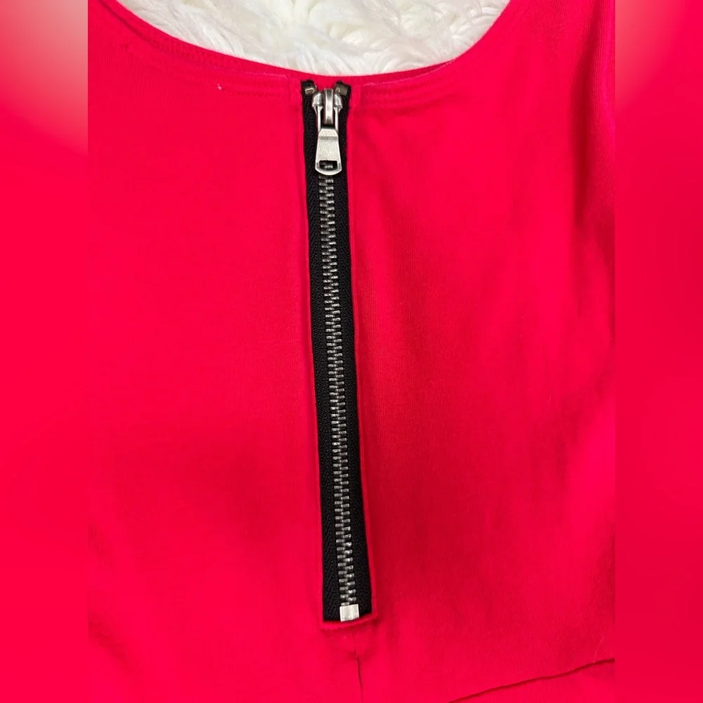 Express Fuchsia Pink Peplum Tank - Picture 4 of 8